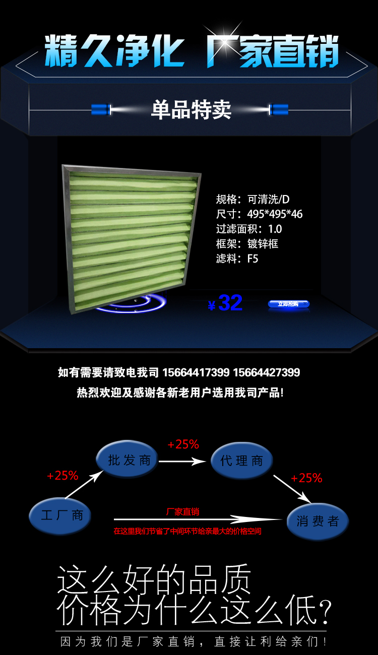 可水洗空氣過(guò)濾器(圖3)